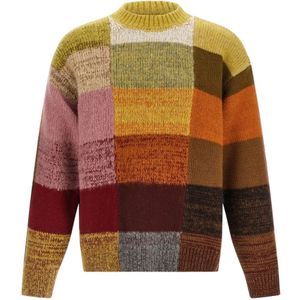 Dries Van Noten, Heren, Truien, Veelkleurig, Maat: XL Wol,