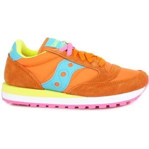 Saucony, Dames, Schoenen, Oranje, Maat: 35 1/2 EU Leer,