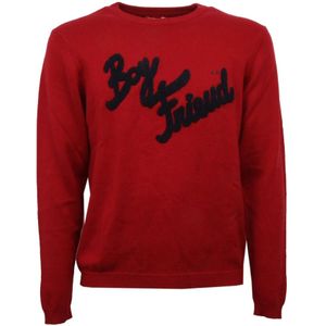 Sun68, Heren, Truien, Rood, Maat: XL Katoen,