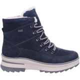 REMONTE - Veterlaarzen - Navy - Leer - Blokhak - Met Plateau