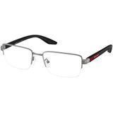 Prada, Heren, Accessoires, Grijs, Maat: 54 MM