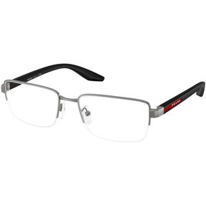 Prada, Heren, Accessoires, Grijs, Maat: 54 MM