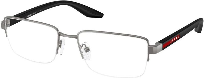 Prada, Heren, Accessoires, Grijs, Maat: 54 MM