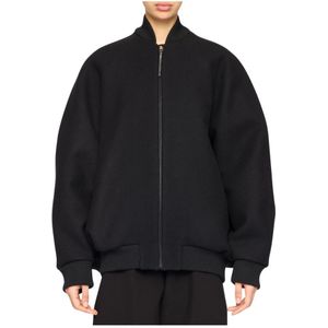 Jacquemus, Heren, Jassen, Zwart, Maat: 2XS Wol,