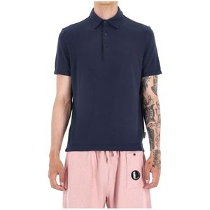 Ballantyne, Heren, Tops, Blauw, Maat: L Katoen,