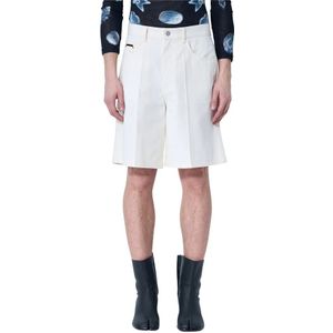 Marni, Heren, Korte broeken, Wit, Maat: W28 Katoen,