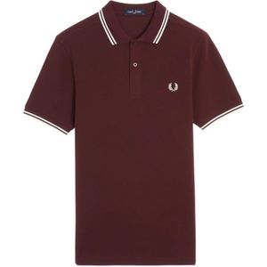 Fred Perry, Heren, Tops, Rood, Maat: XS Katoen,