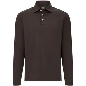 Boggi Milano, Heren, Tops, Bruin, Maat: M Katoen,