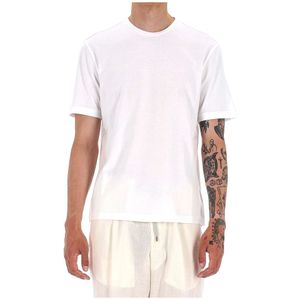 Roberto Collina, Heren, Tops, Wit, Maat: S Katoen,