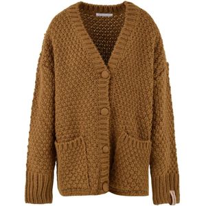 Mar De Margaritas, Dames, Truien, Bruin, Maat: XS