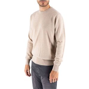 MC2 Saint Barth, Heren, Sweatshirts & Hoodies, Beige, Maat: L Wol,