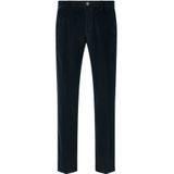 Boggi Milano - Broek van Stretch Velvet - Blauw - Heren