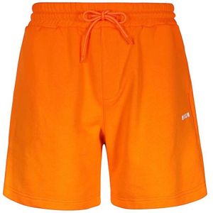 Msgm, Heren, Korte broeken, Oranje, Maat: L Katoen,