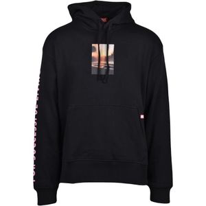 Diesel, Heren, Sweatshirts & Hoodies, Zwart, Maat: L Katoen,
