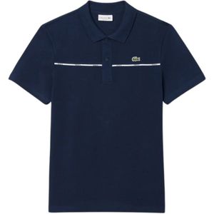 Lacoste, Heren, Tops, Blauw, Maat: L Katoen,