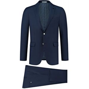 Michael Kors, Heren, Pakken, Blauw, Maat: 2XL Wol,