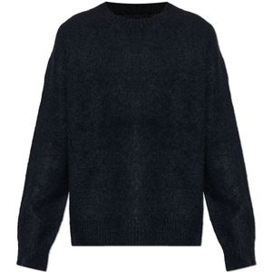 AllSaints, Heren, Truien, Blauw, Maat: S Wol,