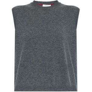 Ferragamo, Dames, Truien, Grijs, Maat: M Kasjmier,