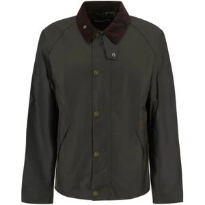 Barbour, Heren, Jassen, Groen, Maat: S Katoen,