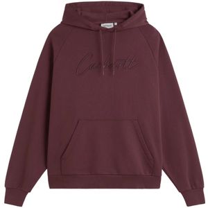 Carhartt Wip, Heren, Sweatshirts & Hoodies, Bruin, Maat: M Katoen,