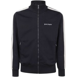 Palm Angels, Heren, Sweatshirts & Hoodies, Zwart, Maat: S