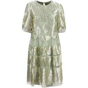 Alberta Ferretti, Dames, Jurken, Groen, Maat: XS
