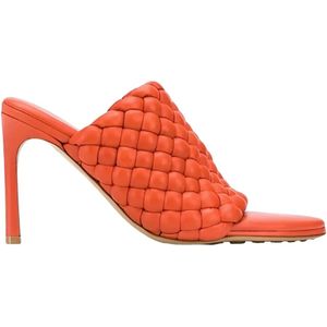 Bottega Veneta, Dames, Schoenen, Oranje, Maat: 40 EU Leer,