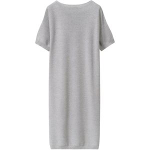 Fabiana Filippi, Dames, Jurken, Grijs, Maat: XS Wol,