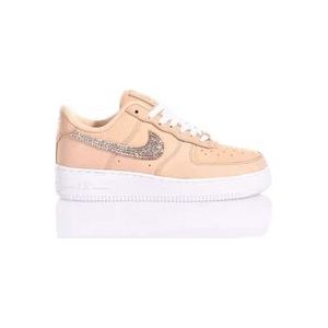 Nike Handgemaakte Beige Sneakers voor Vrouwen , Beige , Dames , Maat: 37 1/2 EU