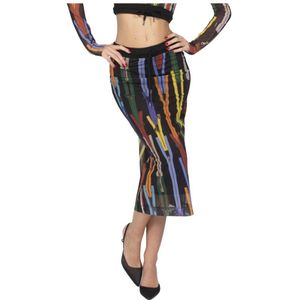 Moschino, Dames, Rokken, Veelkleurig, Maat: XS