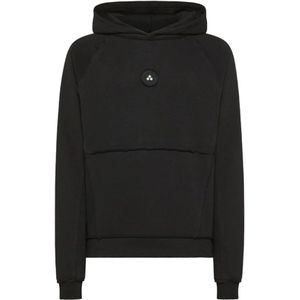 Peuterey, Heren, Sweatshirts & Hoodies, Zwart, Maat: L Katoen,