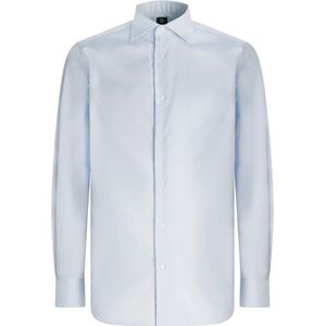 Boggi Milano, Heren, Overhemden, Blauw, Maat: S Katoen,