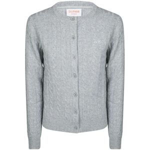 Sun68, Dames, Truien, Grijs, Maat: M