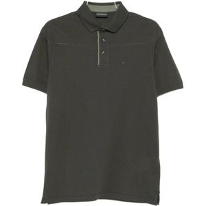 Emporio Armani, Heren, Tops, Groen, Maat: M Zijde,