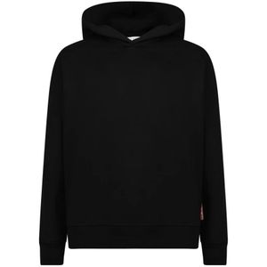 Acne Studios, Dames, Sweatshirts & Hoodies, Zwart, Maat: S Katoen,