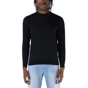 Filippo De Laurentiis, Heren, Truien, Zwart, Maat: 2XL