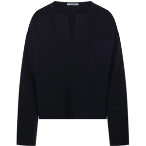 Max Mara, Dames, Truien, Blauw, Maat: L