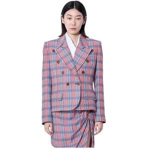 Vivienne Westwood, Dames, Jassen, Veelkleurig, Maat: 2XS Viscose,