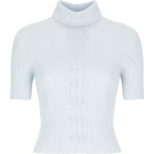 Vanisé, Dames, Truien, Blauw, Maat: M Kasjmier,