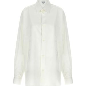 Loewe, Heren, Overhemden, Wit, Maat: XL Katoen,
