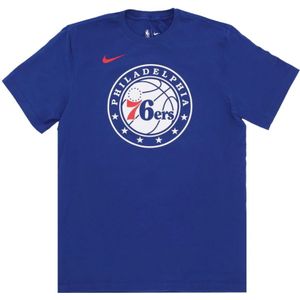 Nike, Heren, Tops, Blauw, Maat: S Katoen,