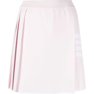 Thom Browne, Dames, Rokken, Roze, Maat: XS Viscose,