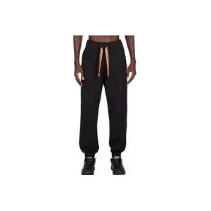 Lanvin Katoenen Jersey Track Pants , Black , Heren , Maat: S