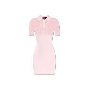 Dsquared2 Bodycon jurk , Pink , Dames , Maat: S