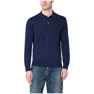 Drumohr, Heren, Tops, Blauw, Maat: 2XL Katoen,