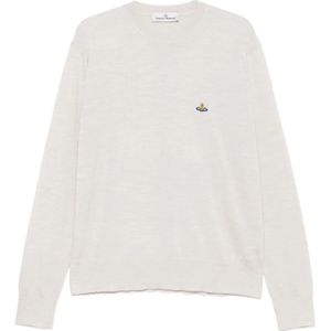 Vivienne Westwood, Heren, Truien, Grijs, Maat: XL Wol,