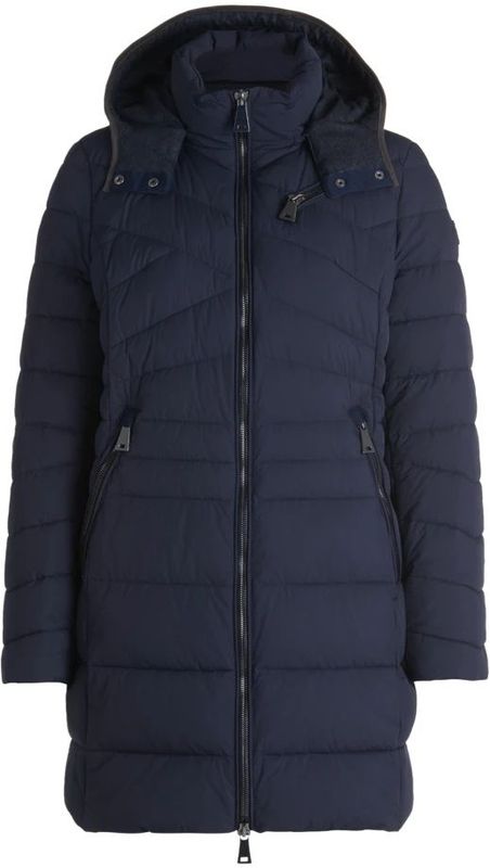 GIL BRET - Wintermantel - Marine - Gewatteerde Jas - Afneembare Capuchon