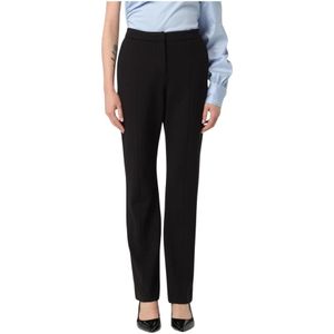 Karl Lagerfeld, Dames, Broeken, Zwart, Maat: M