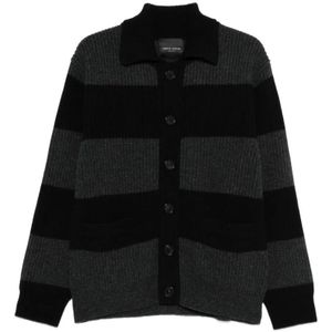 Roberto Collina, Heren, Truien, Zwart, Maat: L