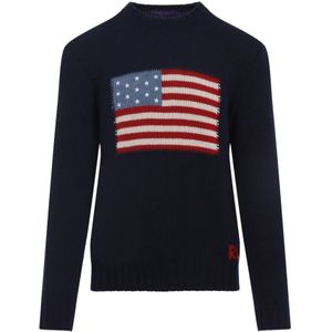 Ralph Lauren, Heren, Truien, Blauw, Maat: XL Kasjmier,